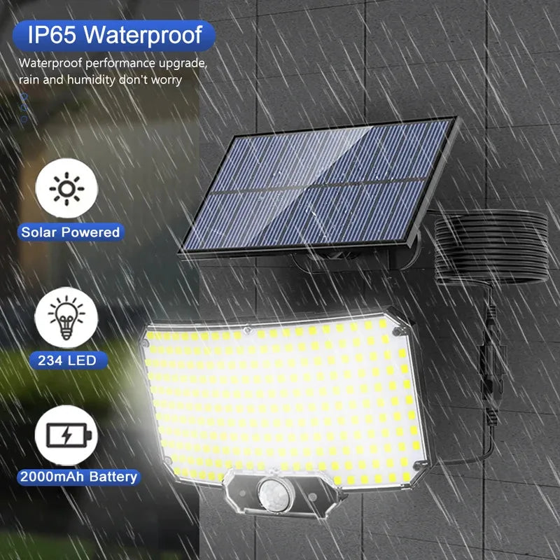 234 LED Solar Security Light | Motion Sensor | IP65 Outdoor Solar Security Light Vue