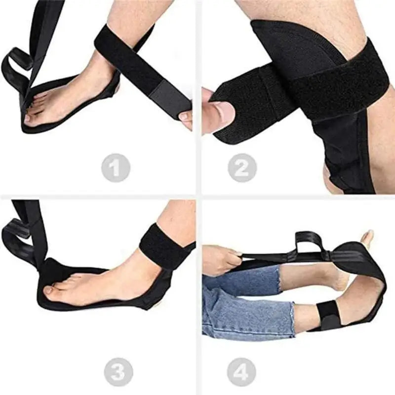 Yoga Leg And Foot Stretching Band - Durable Oxford Fabric Ideal For Pilates & Yoga Universal Use Stretching Aid Flexible Fabric Vue