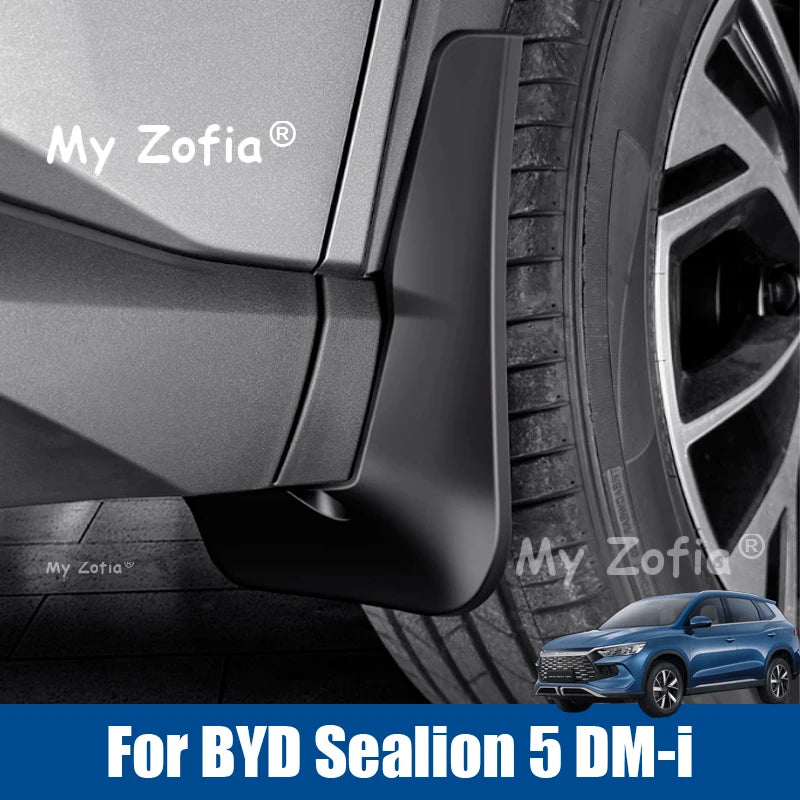 Car Styling For BYD Sealion 5 DM-i 2025 Car ABS Mud Flaps Splash Guard Mudguards MudFlaps Front Rear Fender Accessories Vue