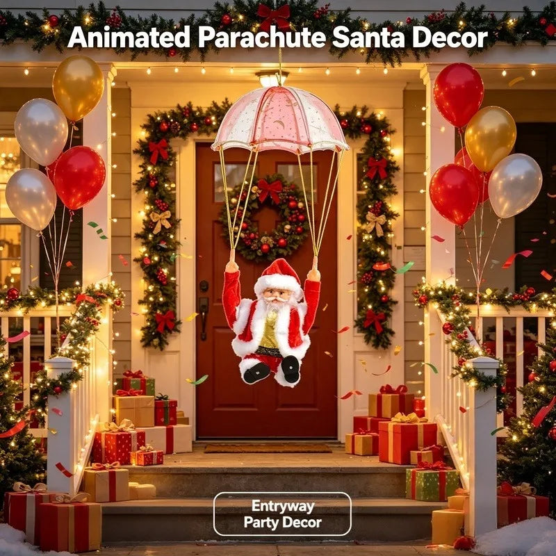 Dancing Santa Christmas Figure, Electric Animated Holiday Decoration for Home Party Christmas Decor Vue