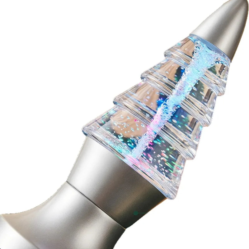 LED Water Vortex Lamp Color Changing Night Light Tornado Motion Desktop Table Lamp Bedroom Bedside Stress Relief Decor Vue