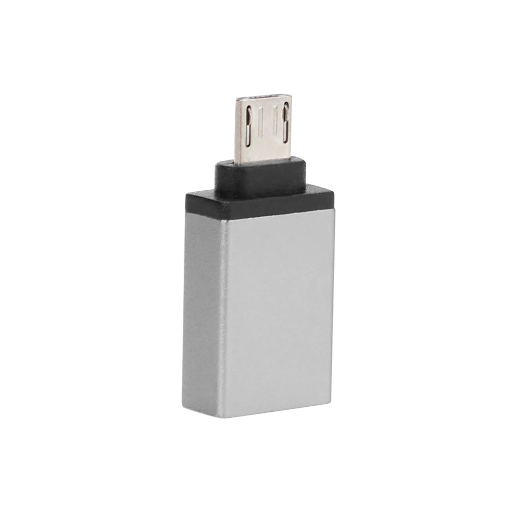 Micro USB OTG 3.0 Aluminum Alloy Metal Adapter Flash Drive Mobile Converter Android Vue