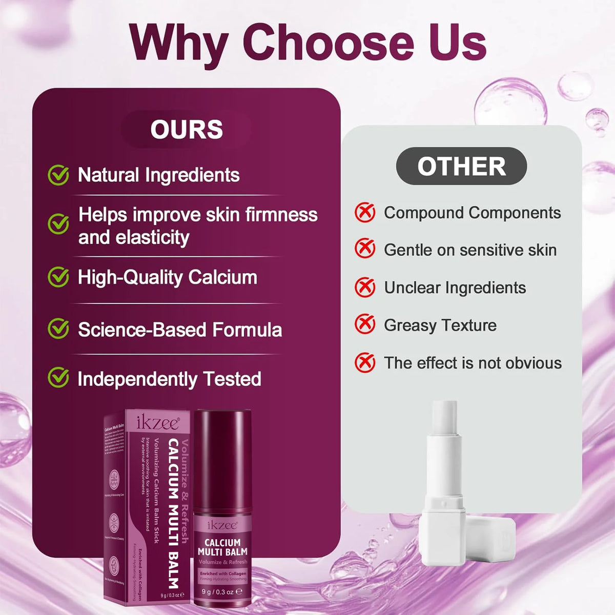 Calcium Volume Multi Balm Strengthen Skin Barrier Oil Control Shrink Pores Increase Skin Elasticity Firming Lifting Face Cream Vue