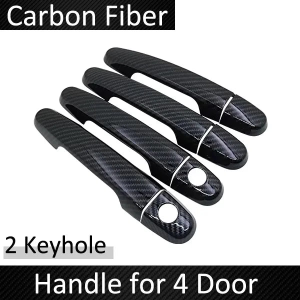 Chrome Door Handle Covers for Daihatsu Terios J200 F400 2006–2016 Door Handle Cover Trim Vue 2Keyholes 4door