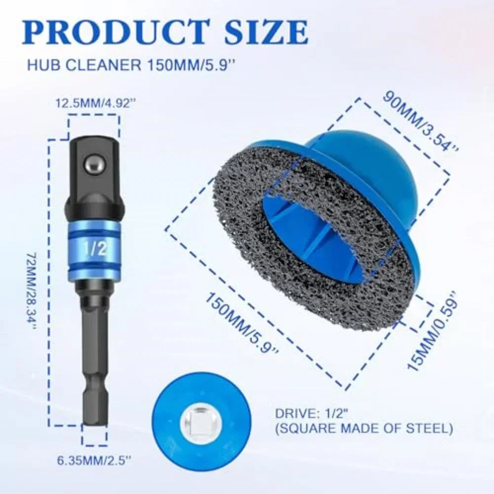 Car Wheel Hub Rust Removal & Polishing Grinding Tool Wheel Polishing Tool Vue