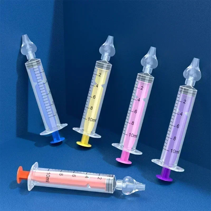 for Child SyringeTube Baby Nose Needle Nasal Washer Reusable Nasal Irrigator Washing Baby Nasal Aspirator Cleaner Kids Rhinitis Vue