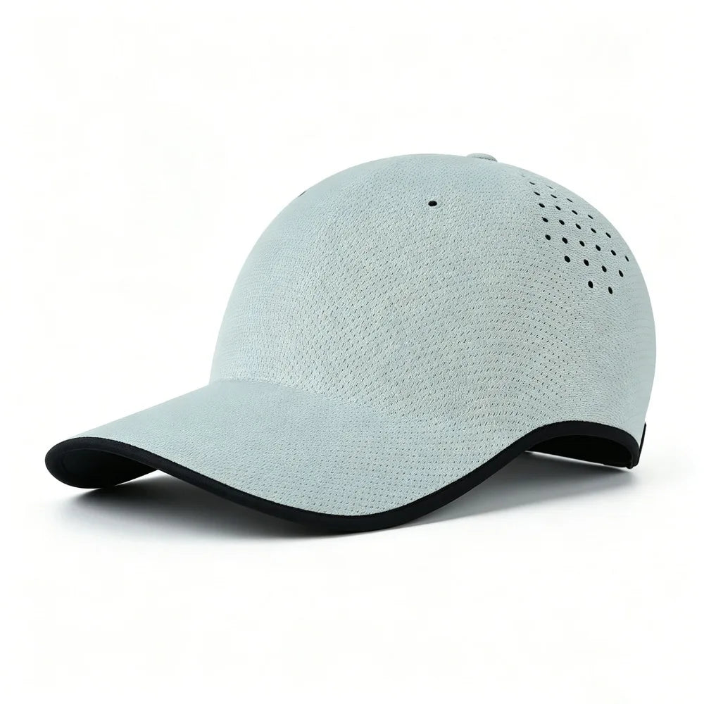 Creative Seamless Baseball Cap Packable Quick Drying Sports Hat Vue Light Grey