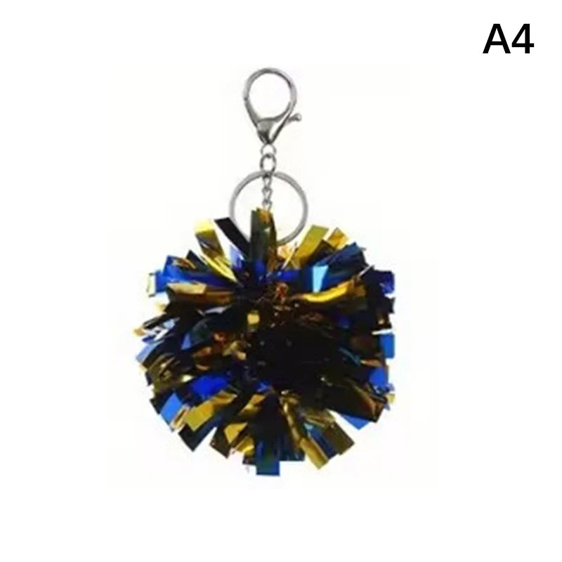 Colorful Cheer Pom Keychains Cheerleader Cheerleading Keyring Charm Vue Other A4