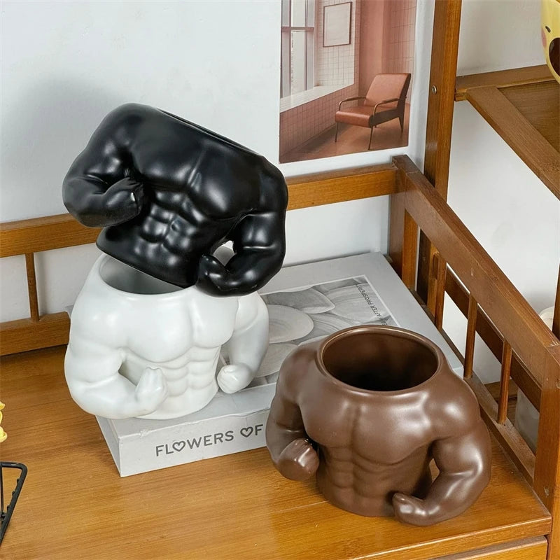 Boyfriend Muscle Ceramic Mug Funny Couples Coffee Cup Cute Quirky Gift For Teens Friends Birthday Gift Unique Home Office Desk Vue