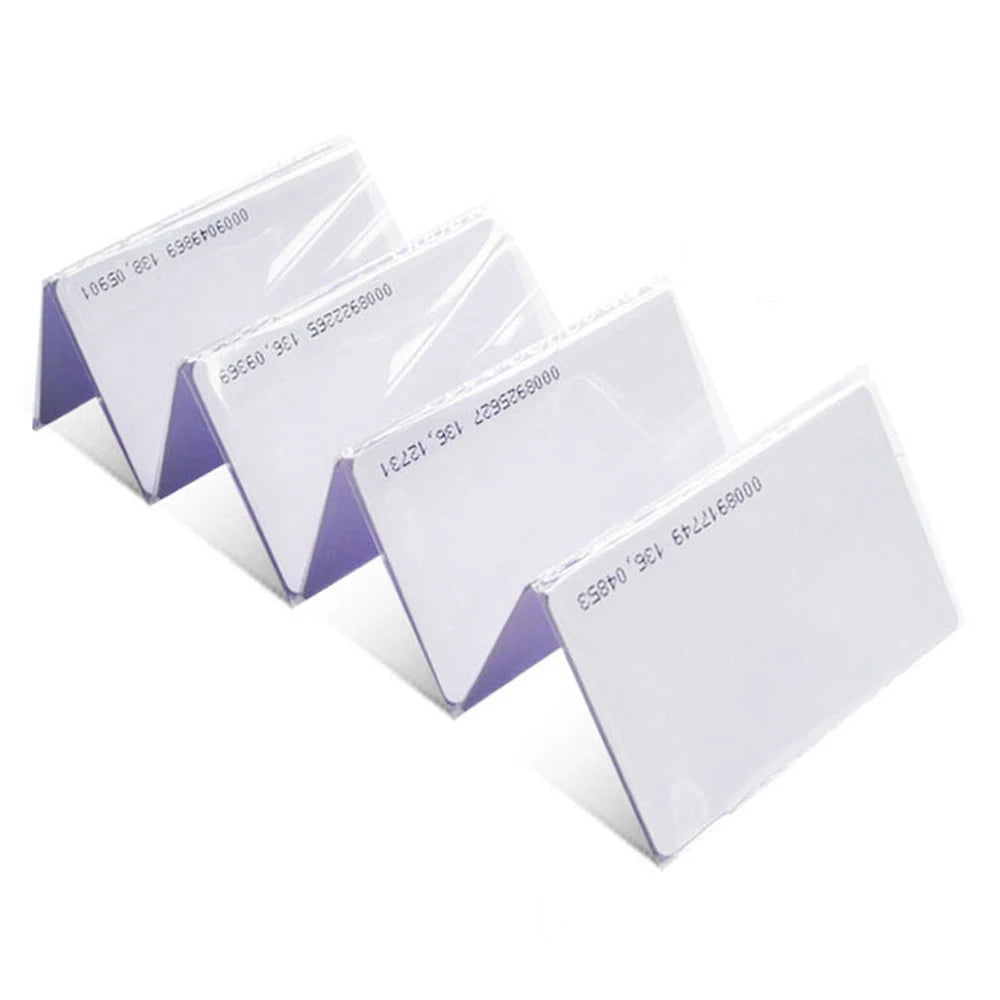 5/10 pcs Read Only 125Khz EM Tag EM4100 Iot RFID Card Keyfob for Access Control Attendance System Fixed Card Number Unchangeable Vue