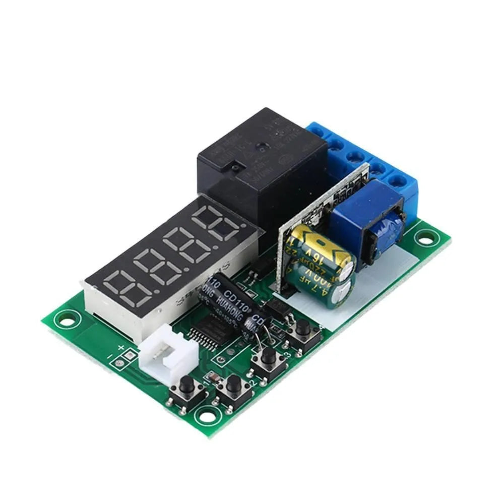 AC220V Time Relay Module Trigger Time Delay/Timing/Cycle Switch Module 10A Time-delay Relay Board for Motor LED Water Pump Vue