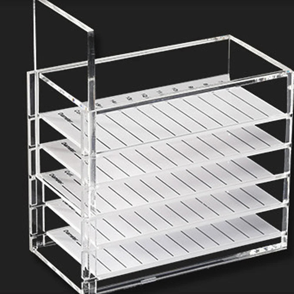 5 Layers Eyelash Extensions Storage Box Acrylic Pallet Mink Lash Organizer Holder Display Stand Grafting Makeup Tools Supplies Vue