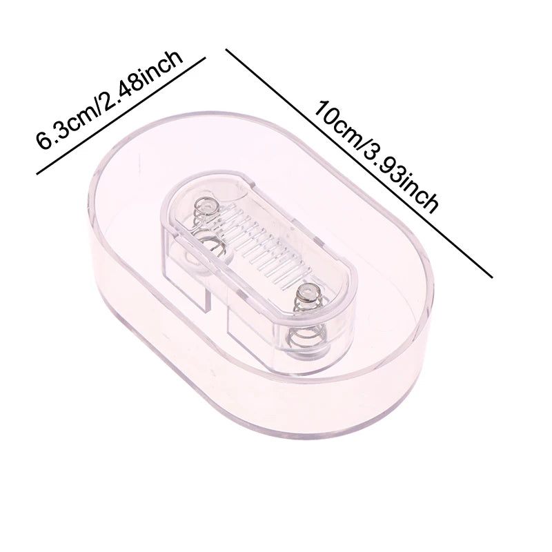 Razor Head Rinser Cleaner Water-Saving Shaver Cleaner Plastic Storage Rack for Most Head Shavers No Batteries Needed Vue