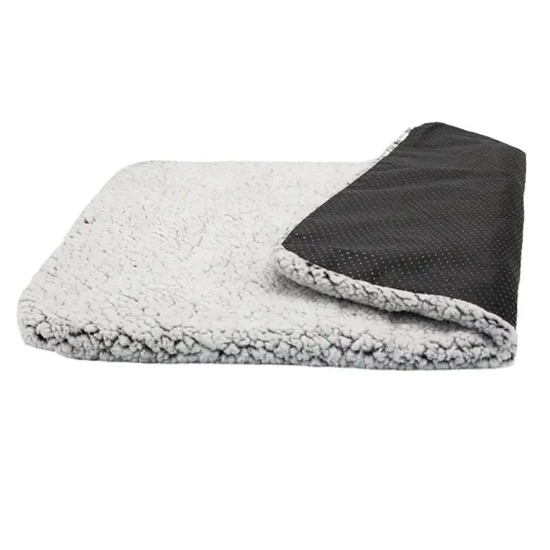 ABKW-Deluxe Plush Dog Crate Bed Washable Dog Bed Anti-Slip Sleeping Mat Cozy Kennel Mattress For Dogs For Cats Vue