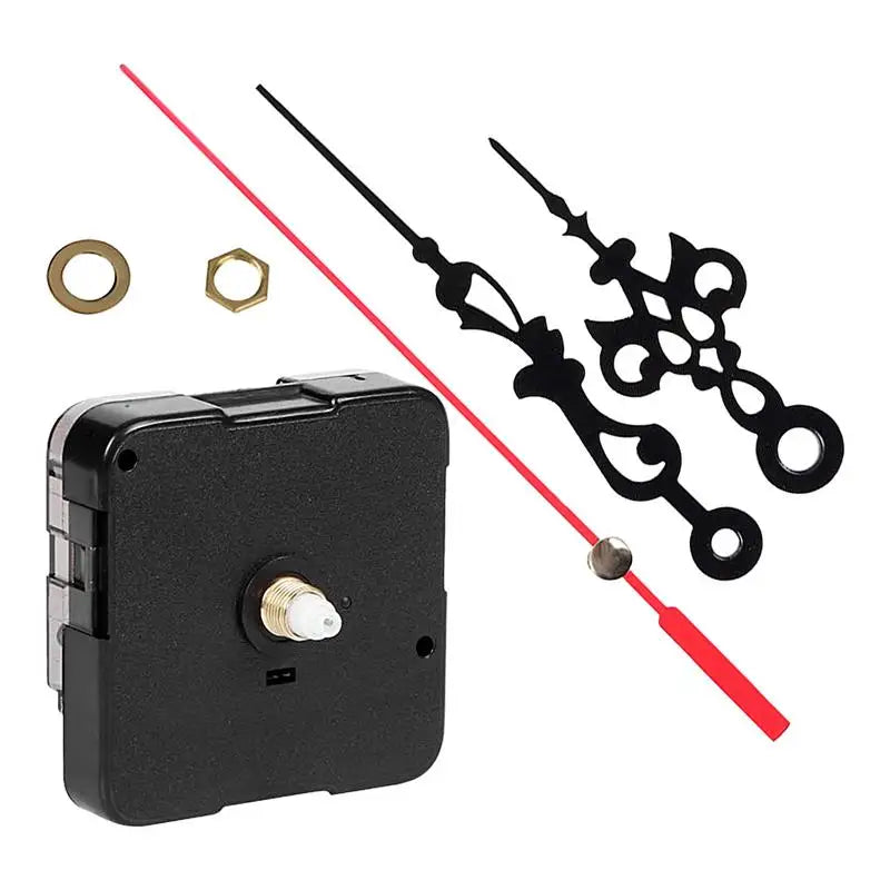 Silent Wall Clock Mechanism Mute Quartz DIY Wall Clock Movement Machine Silver Hands Repair Kit Tool Replace Set Accessories Vue