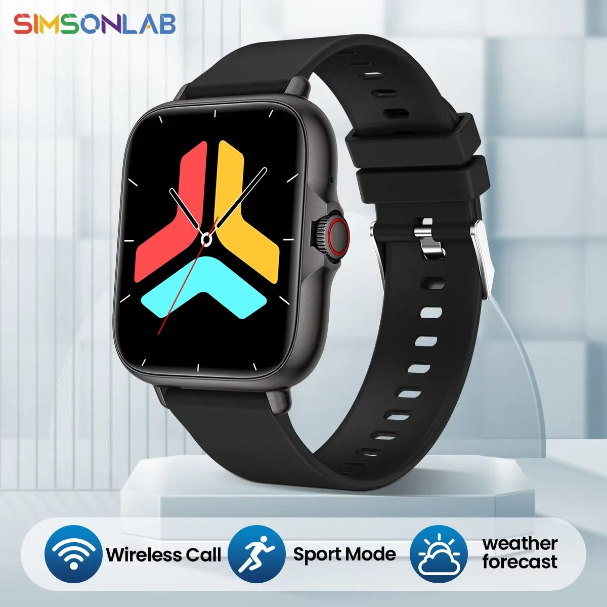 New Smartwatch 1.83-inch Display Screen Wireless Call Message Reminder 1.83''Screen Multiple Sports Modes for Men Women Vue