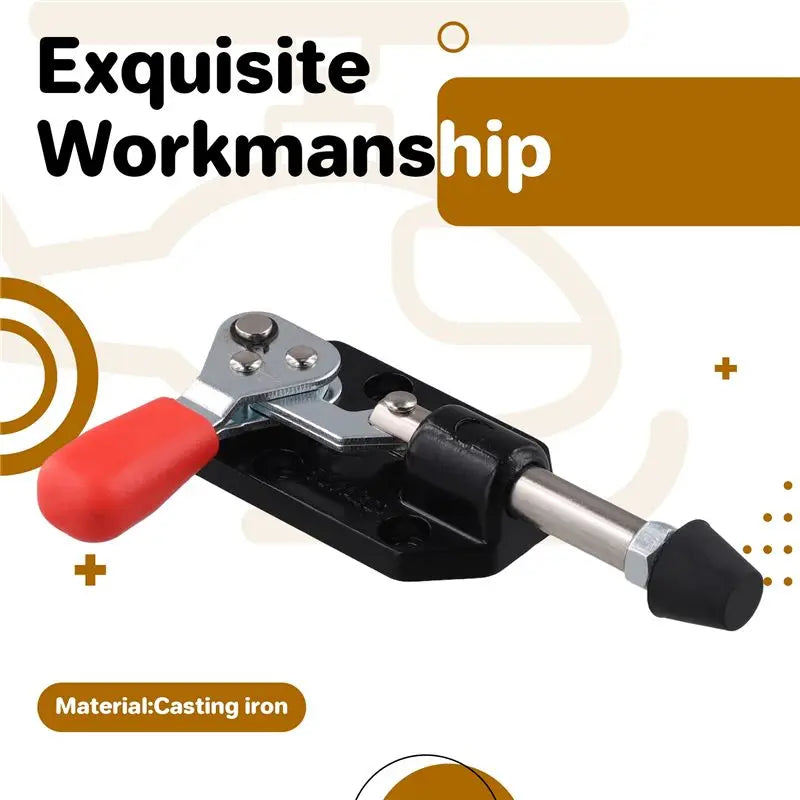 ABKW-302CR Model Quick Release Push-Pull Toggle Clamp For Woodworking - DIY Table Fixed Pliers With 20Mm Stroke Vue
