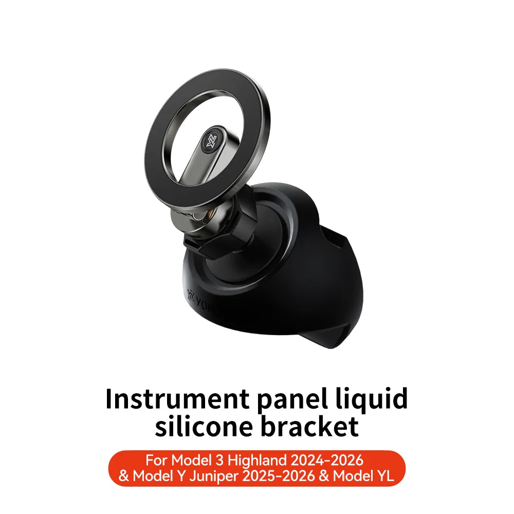 YZ For Tesla Magnetic Car Phone Holder 2026 Model 3/Y/YT Highland Juniper Air Vent Mount Car Bracket Stand 360 Degree Rotatable Vue Full Set