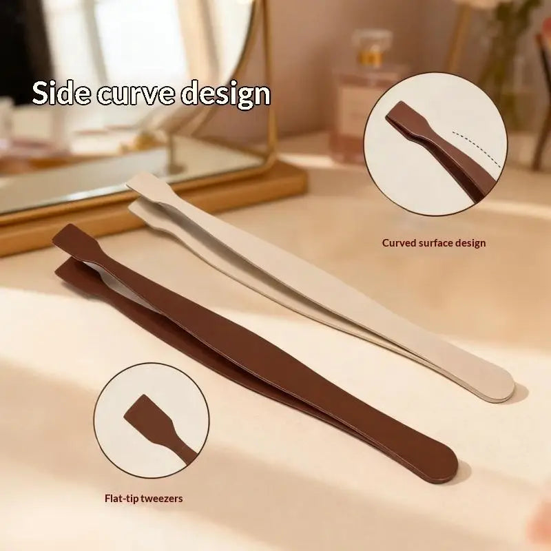 Makeup Tool Lash Applicator Tool Eyelash Cluster Non Slip Applicator Tweezers For Travel Salon Separating Vue