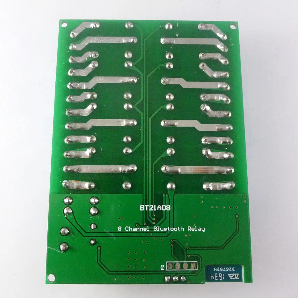 BT21A08 DC 12V 8 Channel Android Phone Bluetooth-compatible Compatible Control Relay Module for Smart Home LED Lighting System Vue Default Title