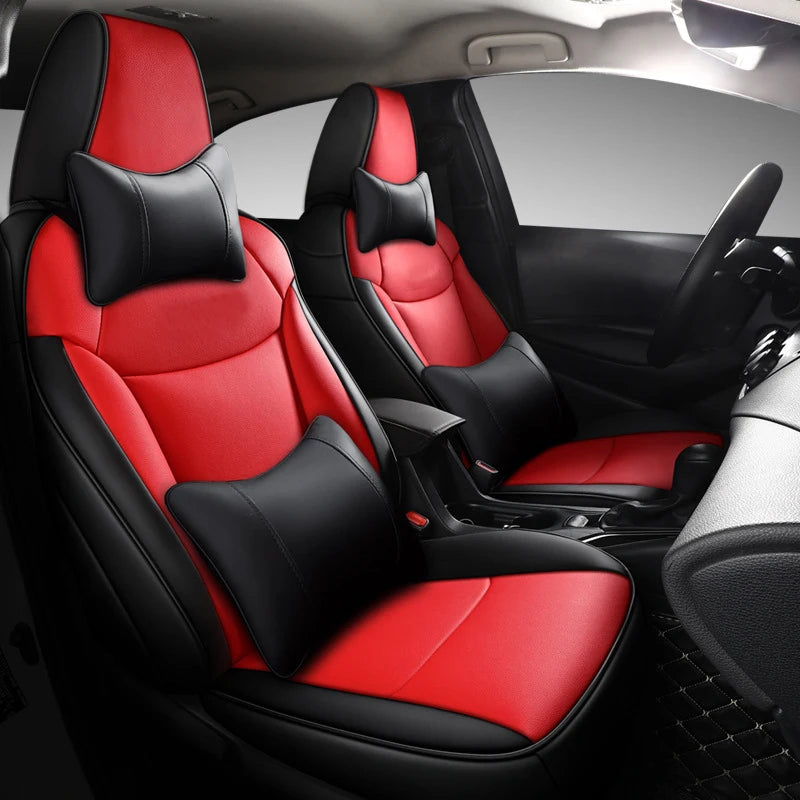 Custom Fit Car Seat Cover Compatible For Toyota Corolla 2019-2024 Full Set Seat Cushion Protective Luxury Waterproof Accessories Vue