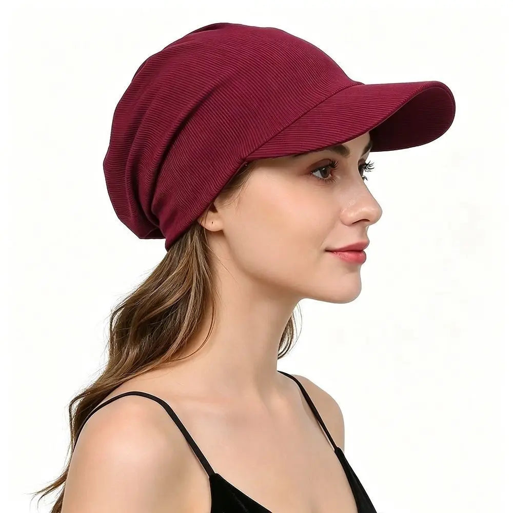 Fashion Breathable Slouchy Visor Hat Lightweight UV Protection