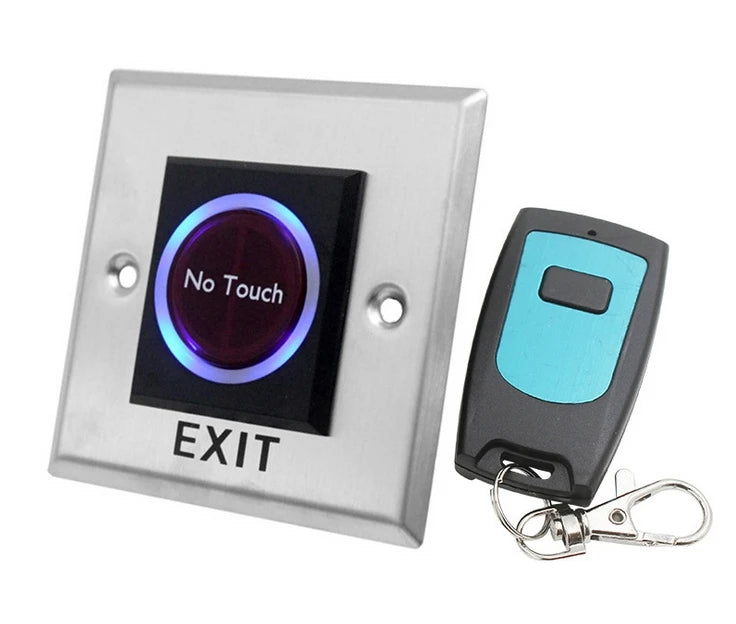 Touchless Door Exit Button Release Switch 12V-24V Electronic Lock Remote Control No Touch Push Switch for Home Security Vue K2RM