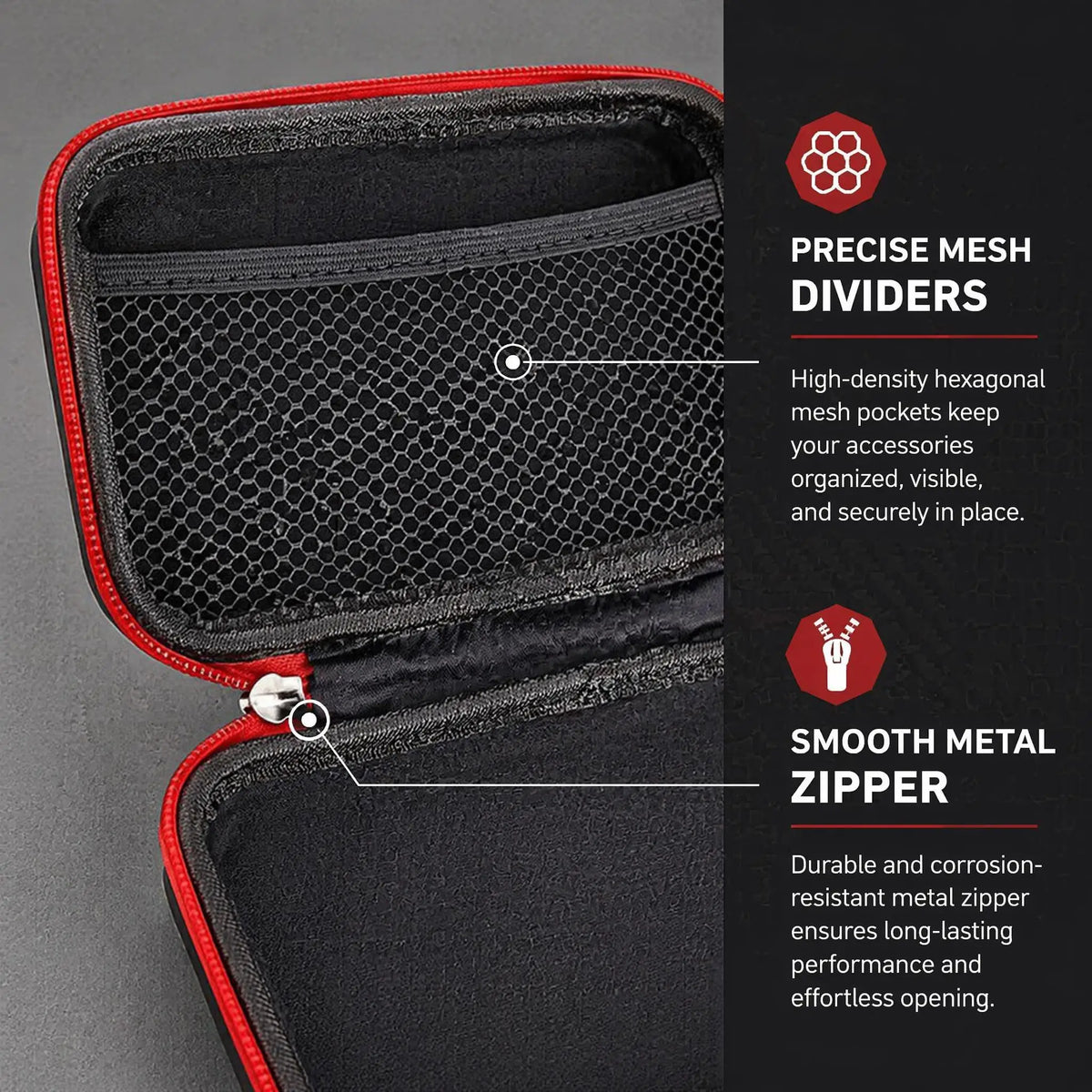 EVA Hard Shell Carry Case Electronic Organizer Bag Shockproof Storage Pouch for Cable Charger Power Bank Headphones Small Tools Vue
