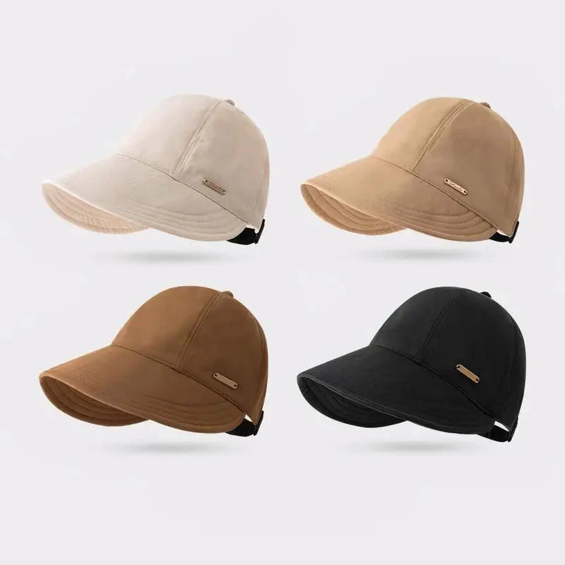 Women's Wide-Brimmed Sun Hat Quick-Drying Waterproof Can Be Worn Over A Face Mask Or Under A Helmet Vue