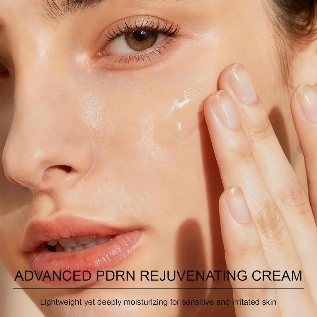 Advanced PDRN Rejuvenating Cream, 99% Pure Salmon DNA,Collagen Gel with Niacinamide, Skin Repair,Inspired Skincare Vue
