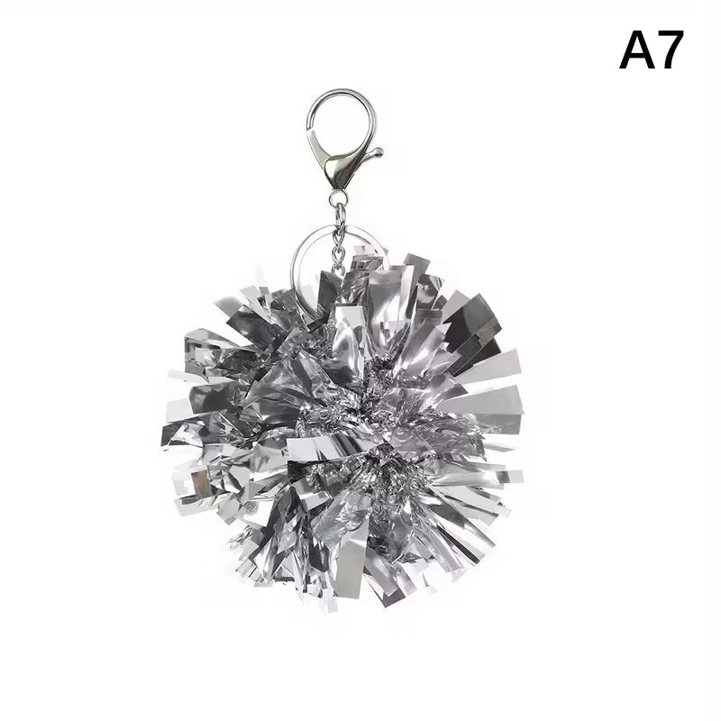 Colorful Cheer Pom Keychains Cheerleader Cheerleading Keyring Charm Vue Other A7