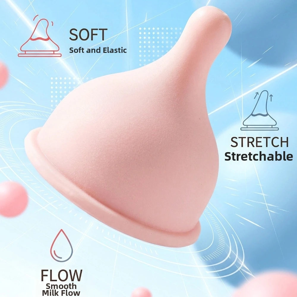 Anti-Choking Pet Milk Bottle Visible Scale Bite Resistant Cat Feeding Bottle Soft Silicone Silicone Nipple Dog Drinking Bottle Vue