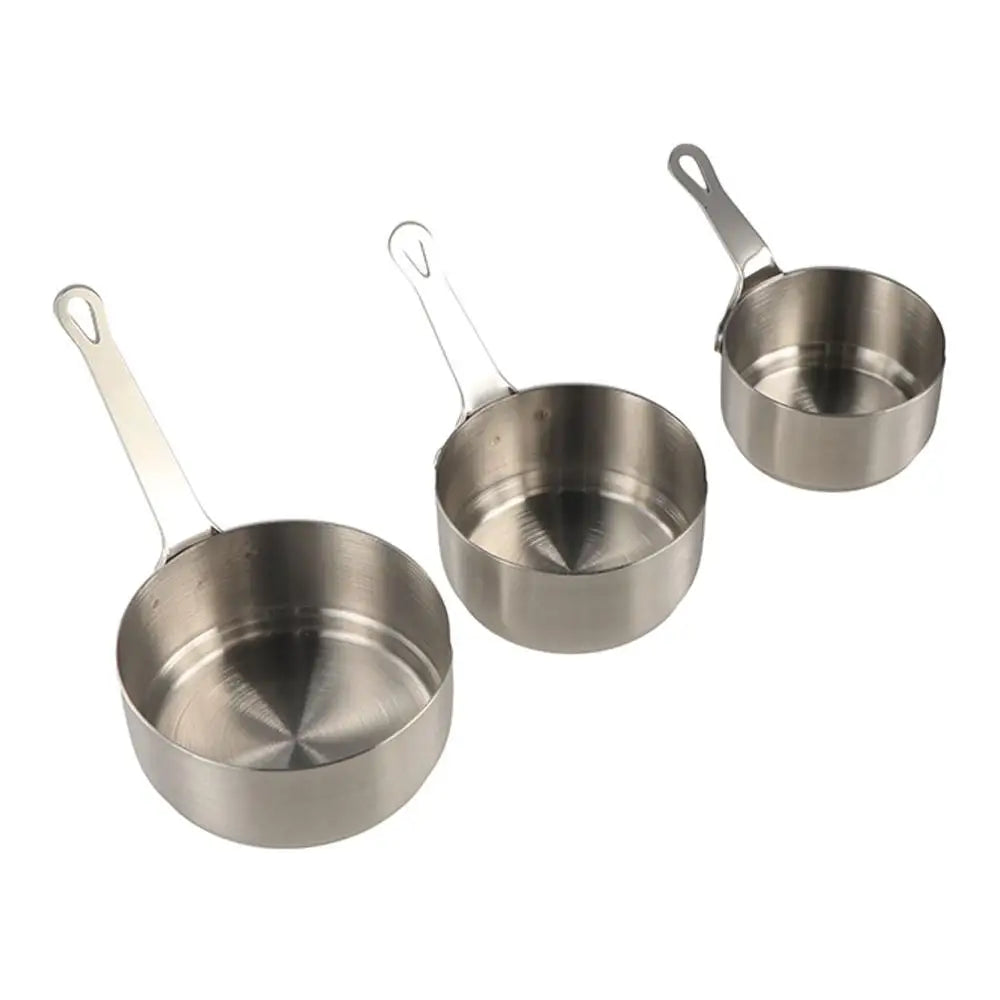 Multifunction Stainless Steel Sauce Cup with Handle 50/80/100ML Seasoning Bowl Non-rust Mini Sauce Pan Gravy Vue