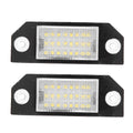24 LED Beads License Plate LED Light Lamp for C MAX Focus MK2 License Lamp for C MAX Vue black