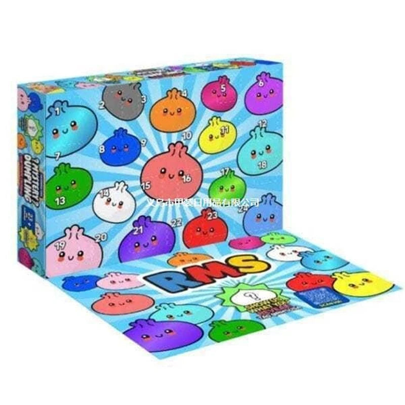 Squishy Fidget Mystery Dumpling 24 Day Countdown Calendar Sensory Toy For Kids Teens Adults Party Table Decor Christmas Gift Vue