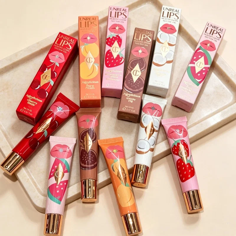 Charlotte Hot Tilbury Shiny Plump Lip Gloss Lasting Moisturizing Makeup Double Color Powder Blusher Easy To Color Blush Stick Vue