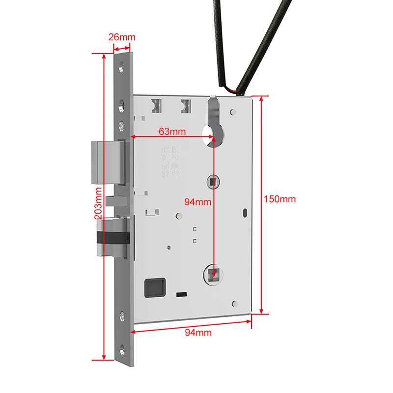 Smart Electronic RFID Card Hotel Door Lock Vue