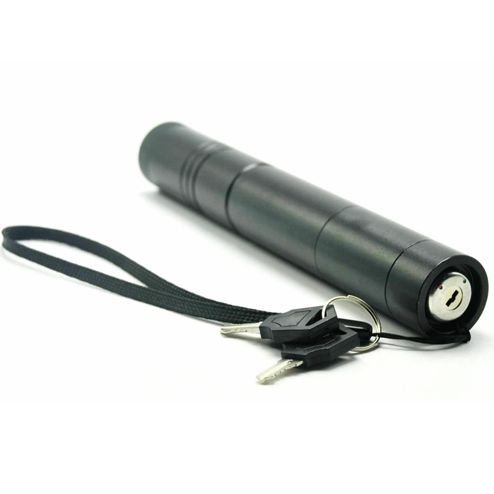 Focusable 808nm 980nm Infrared IR Laser Pointer Portable Torch Flashlight With Safey Key Vue 808nm -1W