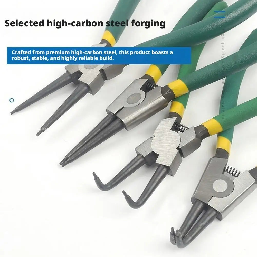 Snap Ring Pliers Set Internal External Circlip Remover Installer Tool Heavy Duty Retaining Ring Puller Hand Tools Vue