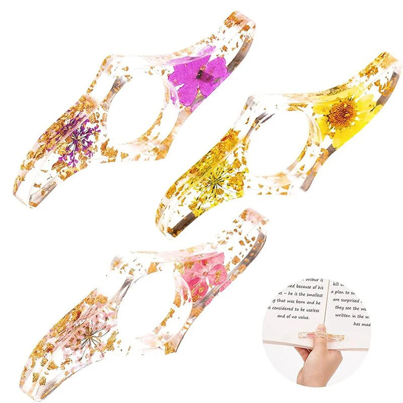New Style Book Press Finger Ring Reading Aids Convenient Bookmarks School Office Stationery Supplies Vue