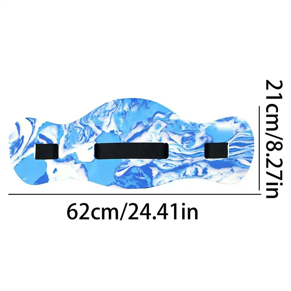 Swim Belt Adult Beginner Training Buoyant Support for Pool Lake River Seaside Beach Outdoor Swimming Exercise Water Lap Practice Vue Blue
