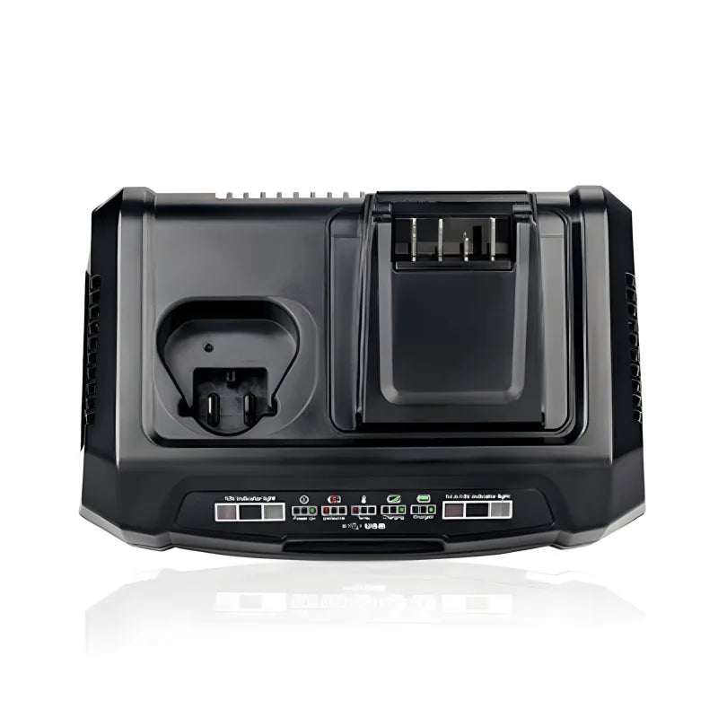 Portable Dual-Port Charger Power Tool Battery Charger Compatible with For Bosch 10.8V–20V Li-ion Batteries Fast Charging Station Vue