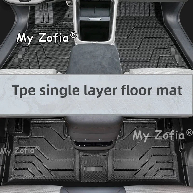 For Zeekr 7GT 2025 2026 Full Waterproof TPE Car Floor Mats Custom Fit Auto Foot Pads Carpet Interior Modification Accessories Vue A