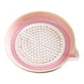 Ceramic Handheld Grater Plate – Ginger, Garlic & Spice Grinder Ceramic Grater Plate Vue Pink China Mainland