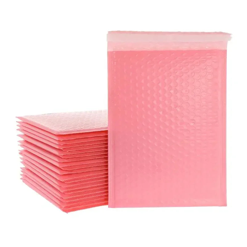 100pcs Bubble Mailers Pink Poly Bubble Mailer Self Seal Padded Envelopes Gift Bags For Book Magazine Lined Mailer Self Seal Vue