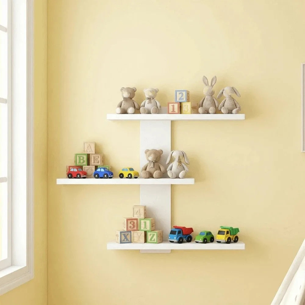 Simple Wall Mounted Storage Rack Bathroom Multi Functional Book and Plant Display Stand Kitchen Detachable Floating Wall Bracket Vue