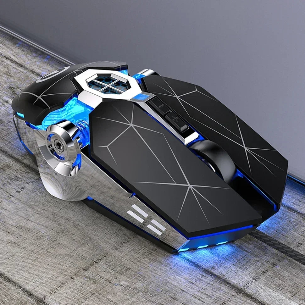New Professional Gaming Mouse 3200dpi 7 Buttons Backlit Computer Mouse Support Macro Definition Mechanical Wired Silent Mouse Vue