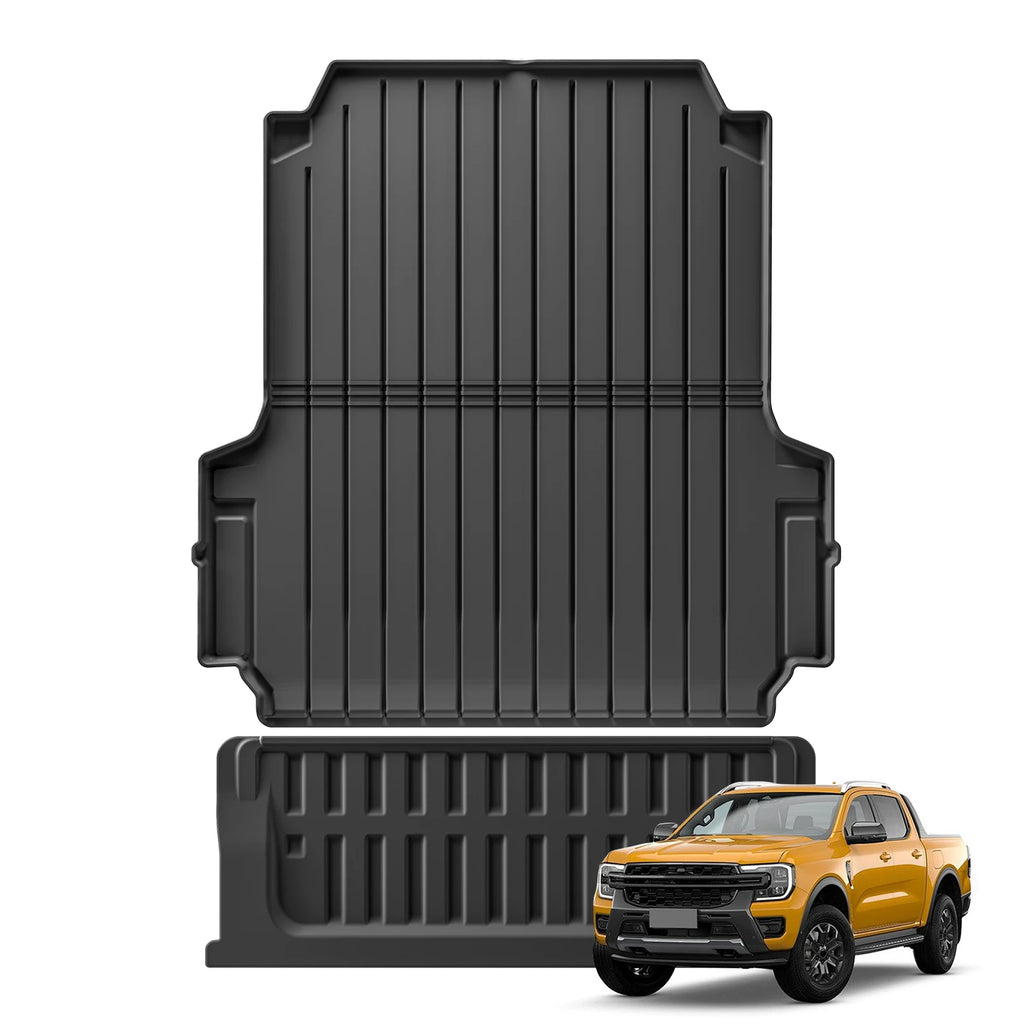 Smabee for Ford Ranger 2024-2026 US Version (not fit China Version) fit 5FT 59.6Bed Car Truck Bed Mat TPE Liner Trunk Bed Liner Vue