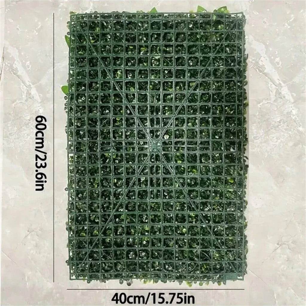 Artificial Green Wall Panels Faux Jungle Grass Decor for Home Garden Vibrant Greenery Mats for Outdoor Patio Weddings Christmas Vue