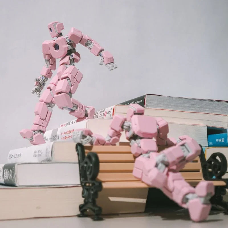 Poseable Anime Robot Action Figure | Multi-Joint Desktop Decor Anime Action Figure Vue